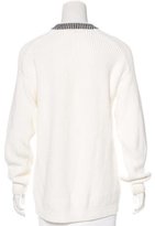 Thumbnail for your product : Tibi Rib Knit Lace-Up Sweater