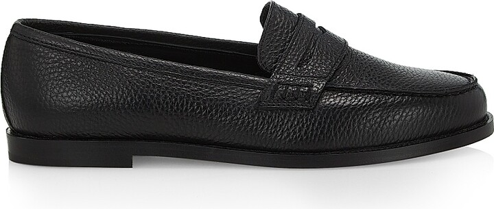 Manolo Blahnik Women's Perrita Leather Loafers - Black - Size 6