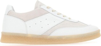 MM6 MAISON MARGIELA Sneakers realized in smooth leather and suede characterized by logoed label on the tongue.