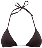 Thumbnail for your product : Reina Olga Love Triangle Bikini Top - Black
