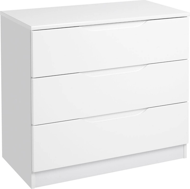 Dunelm Legato 3 Drawer Chest White ShopStyle