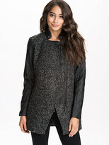 Thumbnail for your product : Only Piper Long Wool Biker