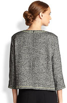 Thumbnail for your product : Moschino Cheap & Chic Moschino Cheap And Chic Embroidered Tweed Top