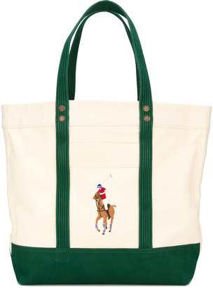 Polo Ralph Lauren embroidered logo shoulder bag