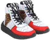 Thumbnail for your product : Giuseppe Zanotti Urchin Sneakers With Zebra Print