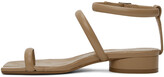 Thumbnail for your product : Maison Margiela Beige Ankle Strap Tabi Sandals