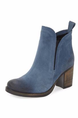 Bos. & Co. Blue Leather Bootie