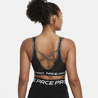 Nike Swoosh Wrap Women's Medium-Support 1-Piece Pad Printed Sports Bra. Nike.com