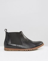 Thumbnail for your product : Frank Wright Chelsea Boots In Black Leather