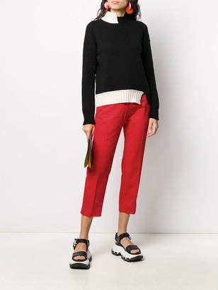 Marni Mid-Rise Cropped Straight-Leg Trousers