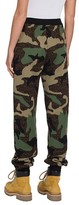 Thumbnail for your product : Moschino Camo Logo Wool Knit Joggers