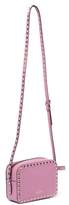 Thumbnail for your product : Valentino Rockstud Camera Leather Cross Body Bag - Womens - Pink