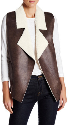 French Connection Winter Rhoda Faux Shearling Vest