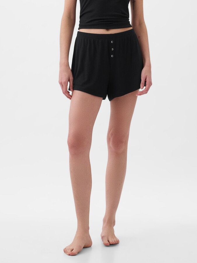 Gap Mini Rib Relaxed PJ Shorts