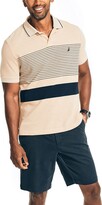 Thumbnail for your product : Nautica Men's Sustainably Crafted Classic Fit Chest-Stripe Polo