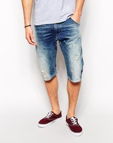 Thumbnail for your product : G Star G-Star Denim Shorts Arc 3d Loose Tapered Mid Aged Destroy