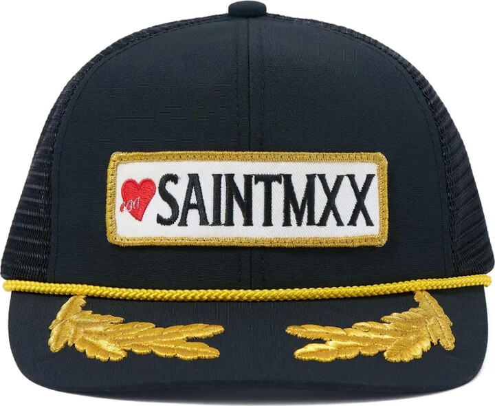 SAINT MXXXXXX Logo-Appliqué Cap