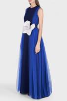 Thumbnail for your product : DELPOZO Two-tone Tulle Panel Dress