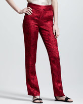 Thumbnail for your product : The Row Printed Gazar Tuxedo Pants