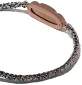 Thumbnail for your product : Brooke Gregson 14kt Rose Gold Aquamarine Woven Bracelet
