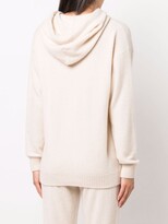 Thumbnail for your product : Laneus Fine-Knit Hooded Jumper