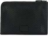 Thumbnail for your product : Valentino Garavani 14092 Valentino perforated pouch - men - Calf Leather - One Size