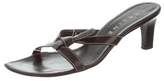 Thumbnail for your product : Celine Leather Slide Sandals
