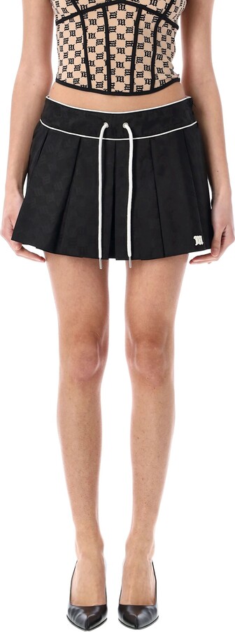 Misbhv Monogram Nylon Mini Skirt