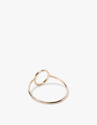 Open Oval Ring in 9K Gold