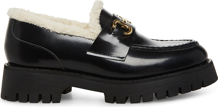 Steve Madden Lando Black Leather - ShopStyle Platform Boots