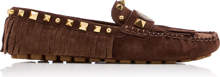 Valentino Garavani Plaster Caster Leather Driving Shoes