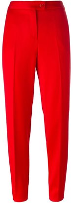 Moschino Boutique cropped tapered trousers - women - Virgin Wool - 40