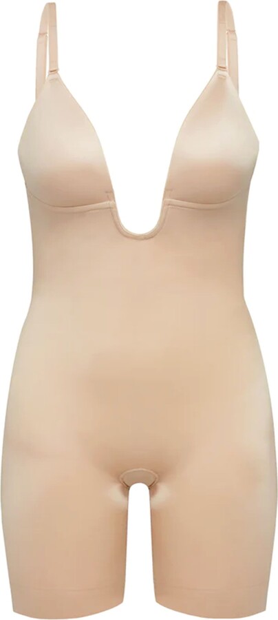 Champagne Beige Suit Your Fancy Low Back