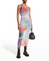 Thumbnail for your product : McQ Printed Midi Tank Dress