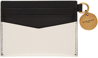 Givenchy Off-White Colorblocked Edge Card Holder