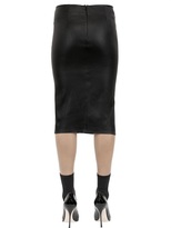 Thumbnail for your product : American Retro Henry Nappa Leather Pencil Skirt