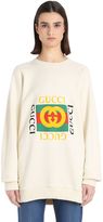 Gucci Sweatshirt En Coton Brodé Avec Logo