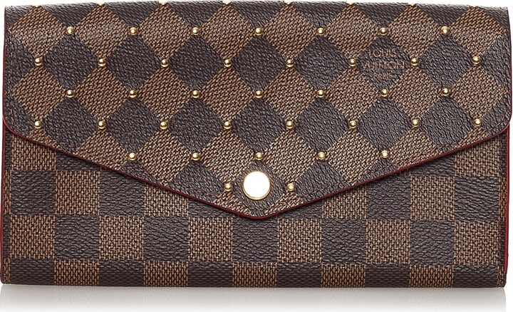 Louis Vuitton Vavin Chain Wallet NM Damier with Leather - ShopStyle