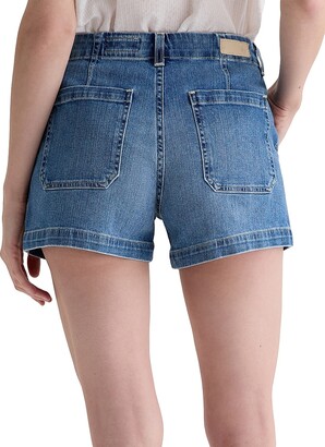 AG Jeans Women's Analeigh Washed Denim High-Rise Shorts - San