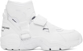 Thumbnail for your product : Comme des Garçons Homme Plus White Nike Edition Air Carnivore Sneakers