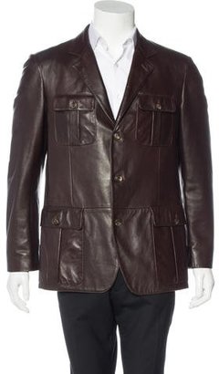 Loro Piana Leather Chore Jacket