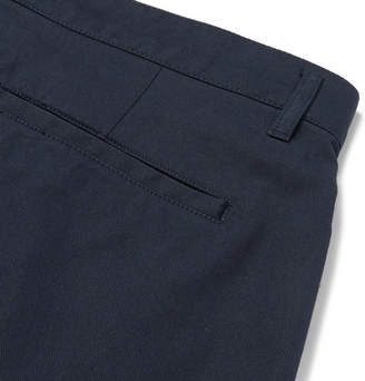 A.P.C. Pleated Cotton-Blend Twill Trousers