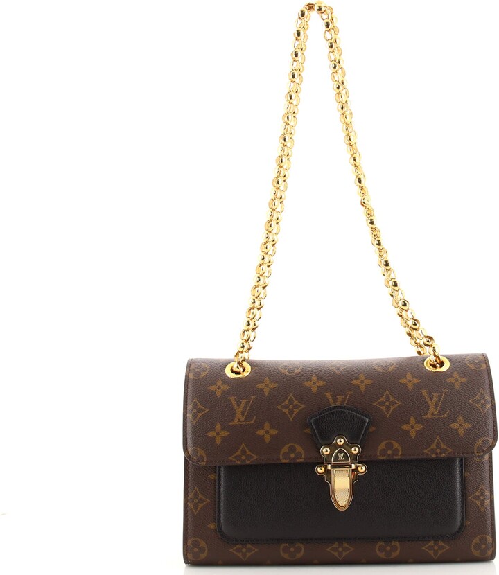 Louis Vuitton Victoire Handbag Monogram Canvas and Leather