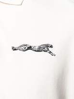 Thumbnail for your product : Just Cavalli contrast tiger polo shirt