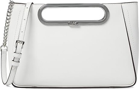 MICHAEL Michael Kors Chelsea Large Convertible Clutch (Optic White)  Handbags - ShopStyle