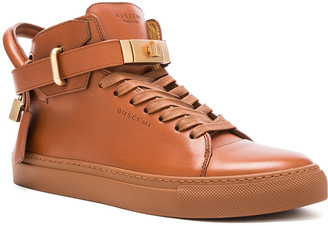 Buscemi 100MM Box Leather Sneakers