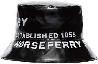 Burberry Logo Print Bucket Hat