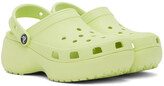 Thumbnail for your product : Crocs Green Classic Platform Clogs