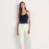 Thumbnail for your product : Lauren Petite Ralph Lauren Stretch Cady Tapered Pant