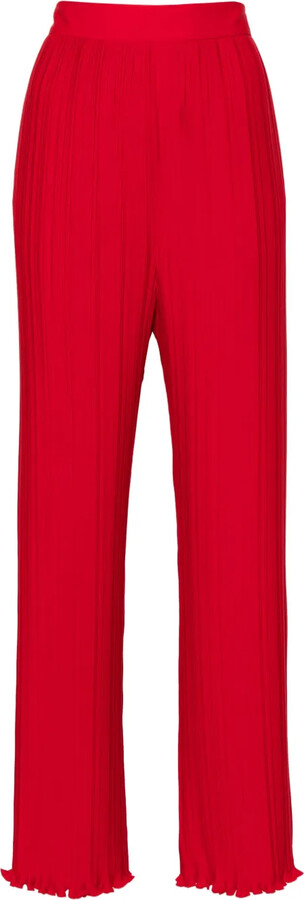 Lanvin Straight-Leg Pleated Trousers